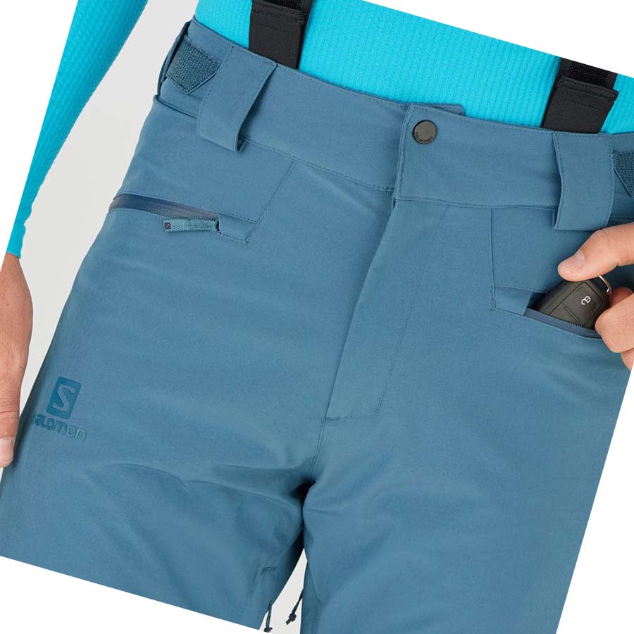 Pantalones De Esquí Salomon EDGE Hombre Azules | MX 3144CTV